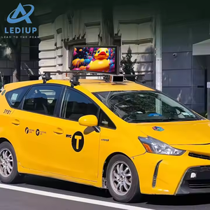 LEDIUP Taxi верхний светодиодный дисплей двухсторонняя прокрутка текстовое сообщение Автомобильный светодиодный вывеска экран - Product Image 6