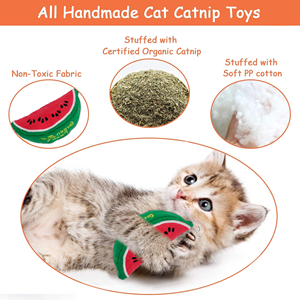 AFP Juguetes de Hierba Gatera, Juguete de Lona Duradera para Masticar Gato Arrugado, Peluche de Felpa con AFP Premium, Gran Oferta - Product Image 2