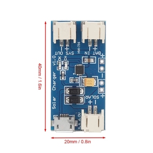 CN3065 Mini scheda caricabatteria solare al litio 500MA modulo di ricarica Lipo pannello solare Micro USB per Arduino campeggio fai da te - Product Image 5