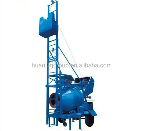 High品質保証JZC300 Electric Concrete MixerとLift Ladder製China販売のため