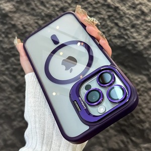 เหมาะสำหรับ iPhone 16 PROMAX เคสโทรศัพท์ที่มองไม่เห็นมีความโปร่งใสสูงเคสโทรศัพท์ Apple 15พร้อมด้วยซีดีฟิล์มติดเลนส์ที่มีลวดลายเคสโทรศัพท์14 - Product Image 5