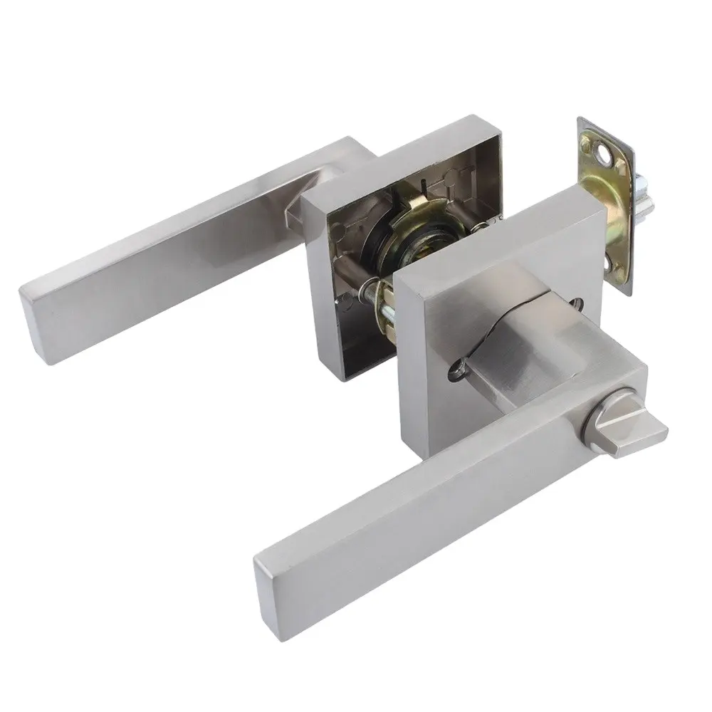 Roeasy Low Noise Level for Door Lock Zinc Alloy Lock Tubular Door Lever Handle Door Lock