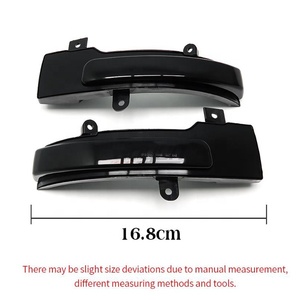 ไฟเลี้ยวกระจกมองข้างรถยนต์ LED แบบไดนามิก,ไฟกะพริบสำหรับ Mitsubishi Mirage G4 2019 2020 2021 2คู่จำนวน1คู่ - Product Image 3