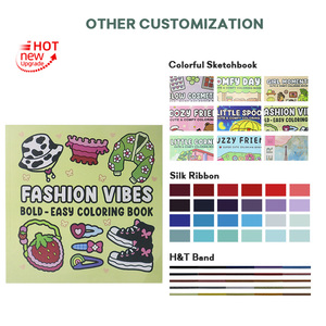 Nuevo producto de fábrica, servicio de impresión de patrones personalizados, cubierta suave, libro para colorear para niños, libro para niños de actividades preescolares dibujado a mano - Product Image 6