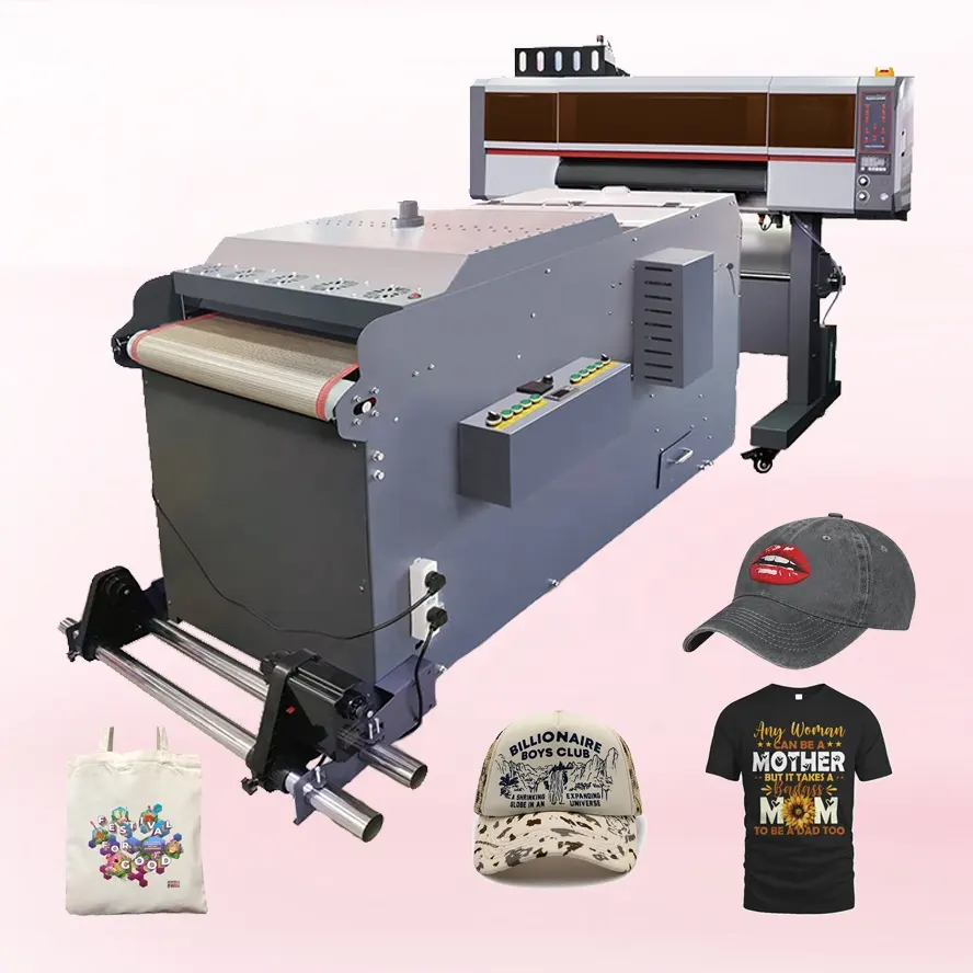 T shirt tekstil label leher t.shirt mesin cetak impresora de digital dtf printer untuk kain katun