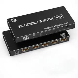 Switch Splitter 120Hz 3/4/5 puertos 4K 120Hz Splitter Switcher CEC 48gbps con control remoto - Product Image 2