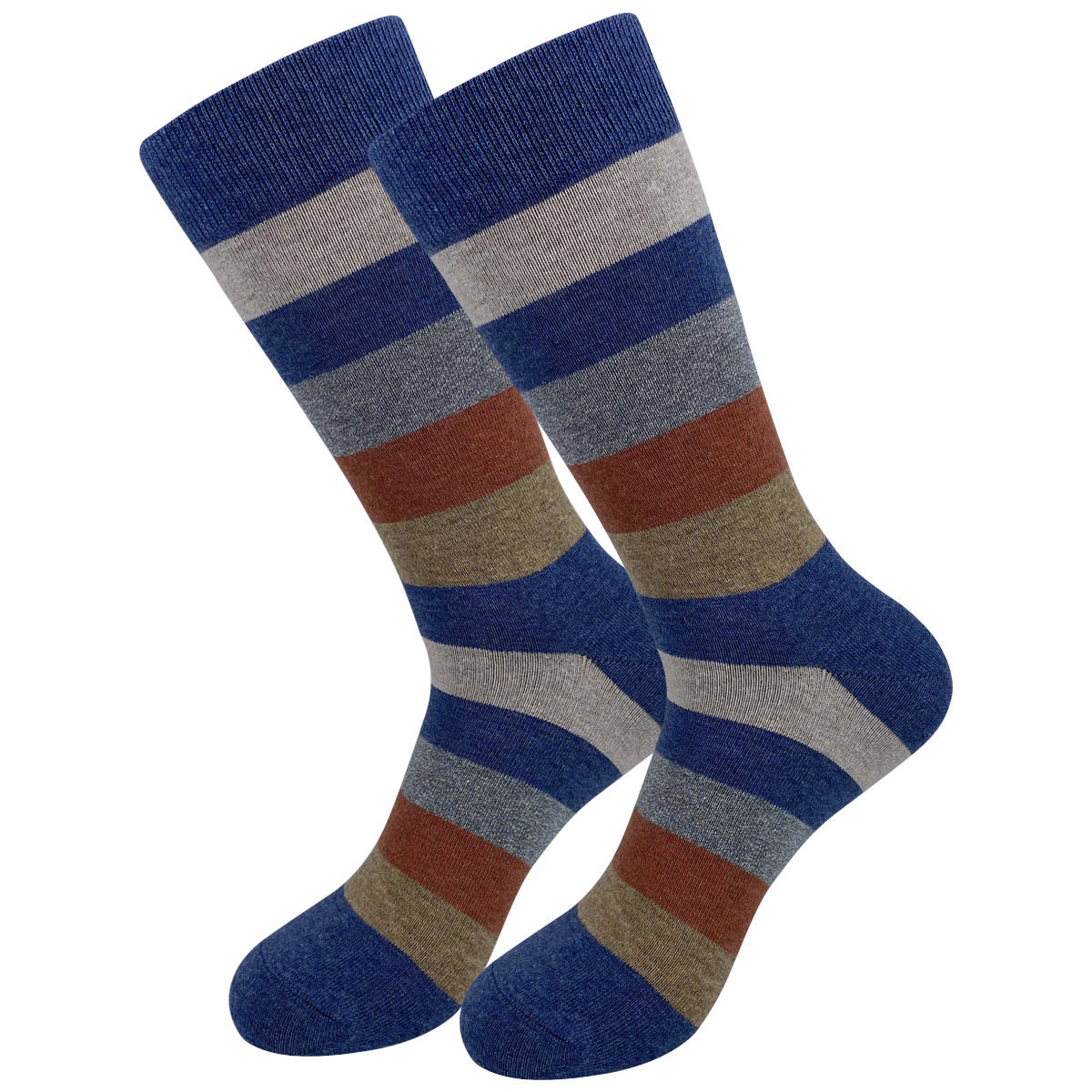 kaki blue stripe