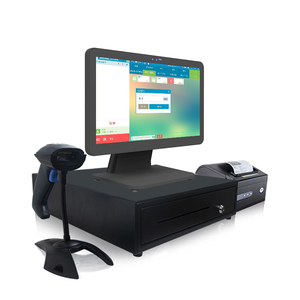 Ndroid/indows-caja registradora electrónica todo en uno, 15,6 pulgadas, escáner POS, máquina de sistema de hardware, ordenador de escritorio - Product Image 2