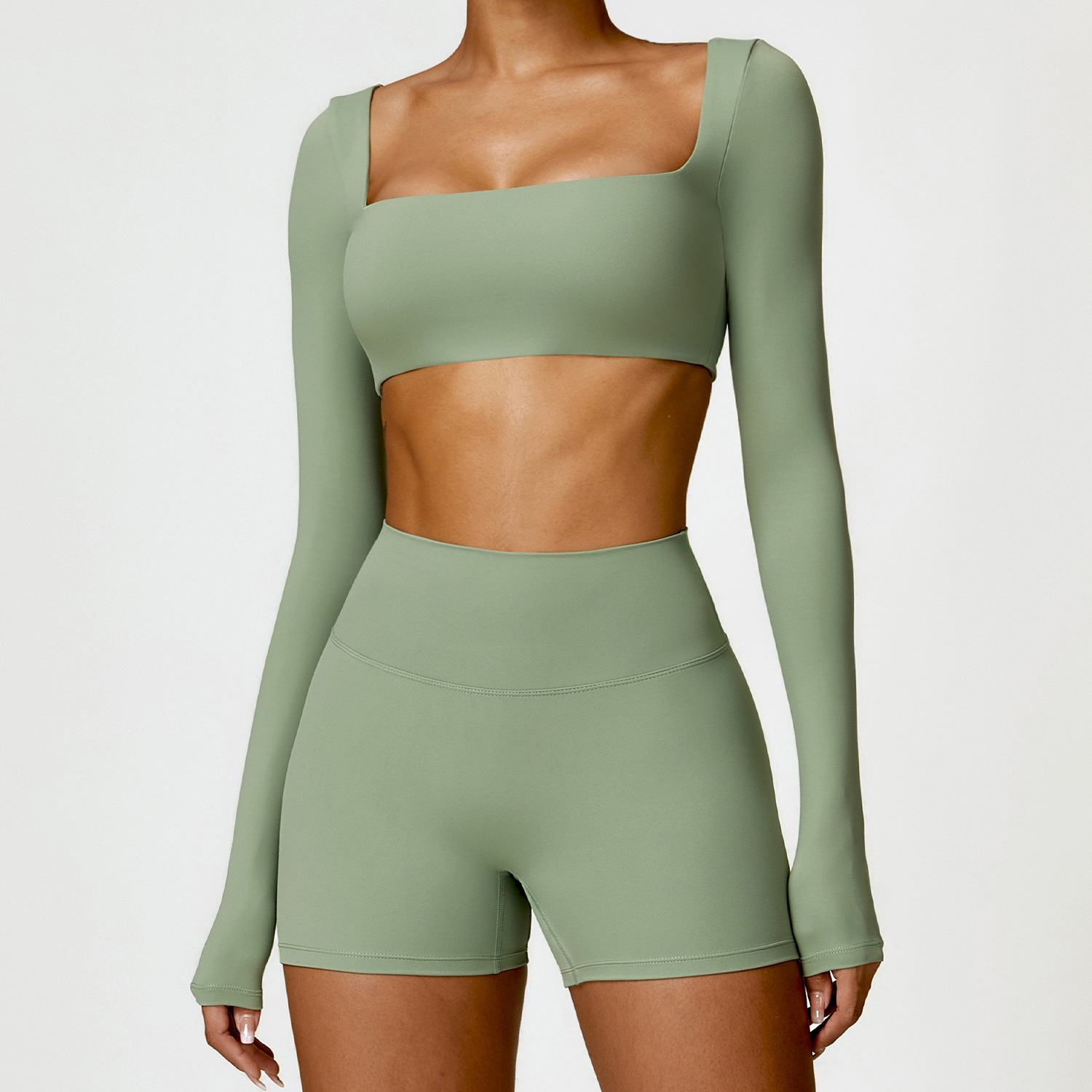 Green Short Set