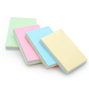 Office 4-Color Convenience <strong>Note</strong> Paper 76*101mm <strong>Notes</strong> Stickers Notebook Memo Message Book 100 Sheets Pack <strong>Notes</strong> - Product Image 2