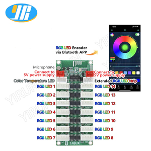 Zero Delay USB Board RGB Light SANWA Joystick Arcade Game Machine Kit Botones pulsadores iluminados Codificador PC Raspberry Game Centers - Product Image 6