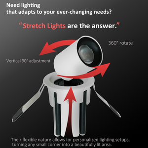 Ticari Mini Led Downlight Cob Led Downlight ayarlanabilir gömme aydınlatma çerçeve - Product Image 4