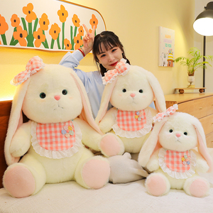 Yay yanxiannv cpc Bunny özelleştirilmiş marka peluş tavşan oyuncak dolması hayvan Bunny oyuncak tavşan bebek için güvenli malzeme aşağı döşeme - Product Image 3