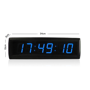 Remote Switch HH:MM:SS Format 12/24 Hour Programmable <strong>LED</strong> <strong>Display</strong> Digital Wall Clock Game Work Study Kitchen Countdown <strong>Timer</strong> - Product Image 1