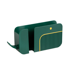 TX Caja de almacenamiento multifuncional montada en la pared Estante de control remoto para teléfono Estante de almacenamiento para Baño - Product Image 1