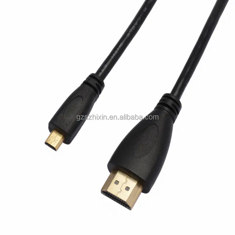 1,5 m/2 m/3 m schwarzes Micro HD MI Kamera-Kabel HD zu Micro