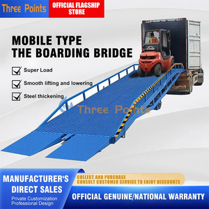 Rampa de puente de embarque móvil de acero de nueva condición de envío rápido para tiendas de reparación de maquinaria muelle de descarga de carga agrícola - Product Image 4