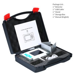 Hcho TVOC อุปกรณ์ตรวจวัดคุณภาพอากาศ, อุปกรณ์ตรวจวัดคุณภาพอากาศ7อิน1 CO2เครื่องมือตรวจสอบคุณภาพอากาศใหม่ - Product Image 6