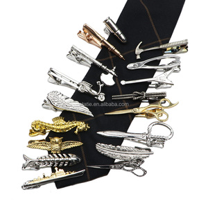 Chrome không gỉ tie clip kéo rìu xe cú thanh kiếm búa hình dạng kim loại tie clip cho nam giới Cà Vạt Clip Pin cho Mens Quà Tặng - Product Image 1