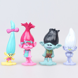 Trolls Mini rakamlar oyuncak oyna Set aksiyon figürü kek Topper Cupcake dekor 12 adet Set 1.18 ''-2.36'' - Product Image 3