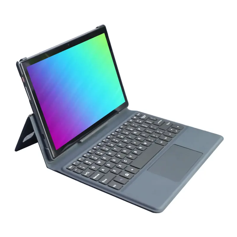 Capa protetora para teclado sem fio, case de 10.1 polegadas para android, tablet, compatível com 2 em 1, capa para tablet