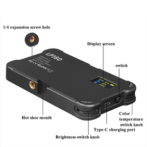 LP160 180 LEDs kare cep dolgu ışığı çift renk sıcaklığı taşınabilir cep telefonu SLR bilgisayar fotoğraf dolgu ışığı - Product Image 4