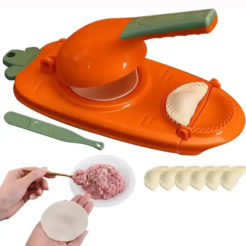 Hogar y cocina Dumpling Skin Press Manual Pierogies Maker Gadget de cocina Herramienta de prensado de masa Accesorios de cocina de EE. UU.