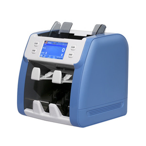 La última máquina de conteo de notas con pantalla táctil LCD LED multifunción, práctico detector de moneda con dos bolsillos, contador de dinero - Product Image 1