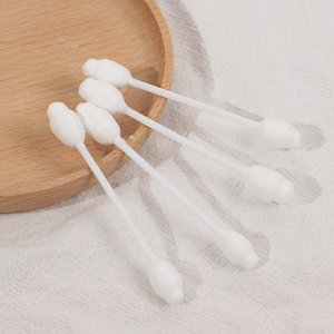 สำลีก้านแบบสองหัวจับดูดซับอ่อนโยนอ่อนโยนไม่ใช้สารเคมีกำหนดเองได้ - Product Image 6