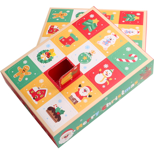 Özel tasarlanmış gizemli sürpriz noel hediyesi kutu Poke eğlenceli çekiliş UV kaplama ve kabartma baskı ile iki adet - Product Image 2