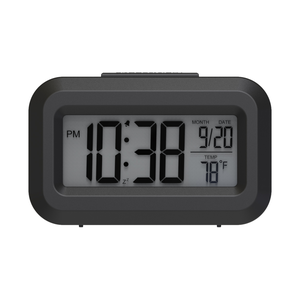 Piccolo bianco LCD LED orologio digitale muto data Timer calendario elettronico da tavolo orologio da tavolo per camera da letto scuola piazza - Product Image 3