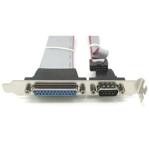 30厘米串行并行组合输入端口DB9M DB25F面板安装电缆 - Product Image 3