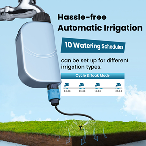 GIRIER Tuya Wifi controllo programmabile automatico intelligente per l'irrigazione dell'acqua da giardino con ritardo di pioggia - Product Image 3