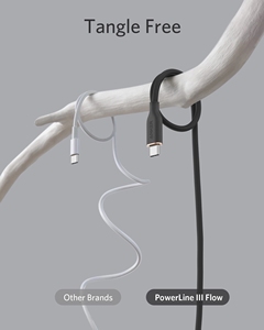 For Anker Powerline III Flow <strong>Usb</strong> Type c Cable 100W <strong>Fast</strong> Charge <strong>USB</strong> <strong>2.0</strong> for MacBook Pro for Galaxy for xiaomi