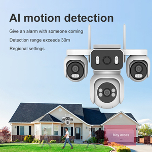 720フルビューマルチカメラ4K 8MP屋外WIFI防犯カメラAiモーション検出付き - Product Image 4