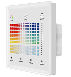 Controlador de Panel de Cristal Táctil RGB + CCT, Función 2 en 1 para Luces Inteligentes LED RGB + CCT, 2,4G RF, DMX, Maestro, 1, 2, 1, 1, 2, 1, 2 - Product Image 3