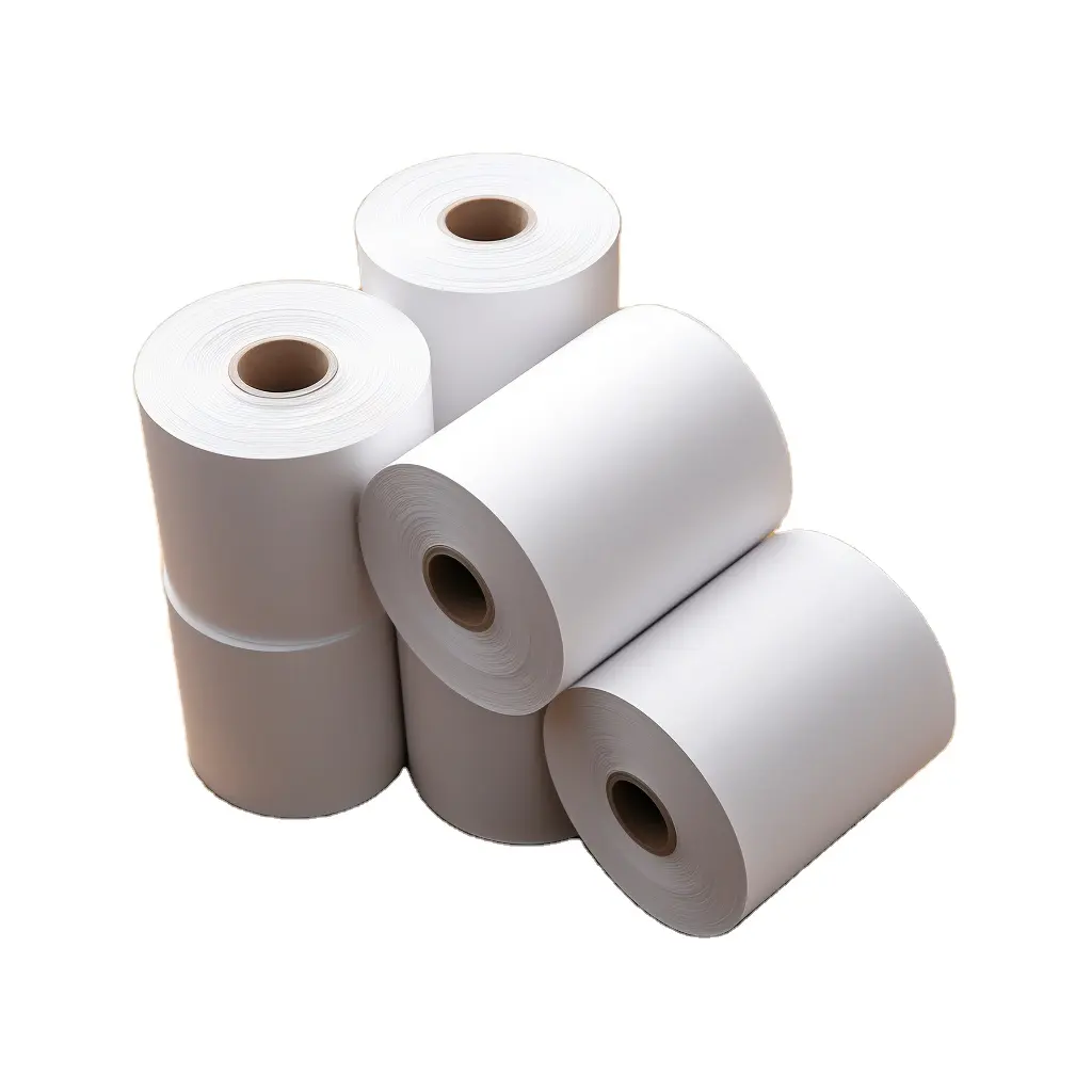 Rollos de papel térmico sin BPA de 57x50mm de larga duración respetuosos con el medio ambiente para impresoras térmicas