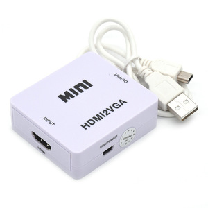 Convertidor HDM1 a VGA HD VGA Convert 1080p Audio y video HDM1 Adaptador 1960*1080p AV a HDM1 Adaptador