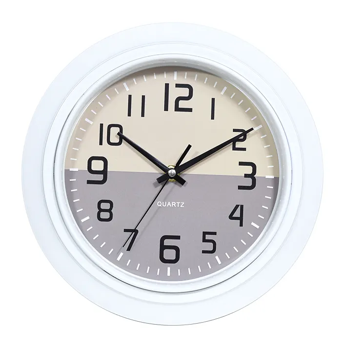 Relógio de parede design exclusivo de plástico, relógio de parede de 10 polegadas com movimento varredura