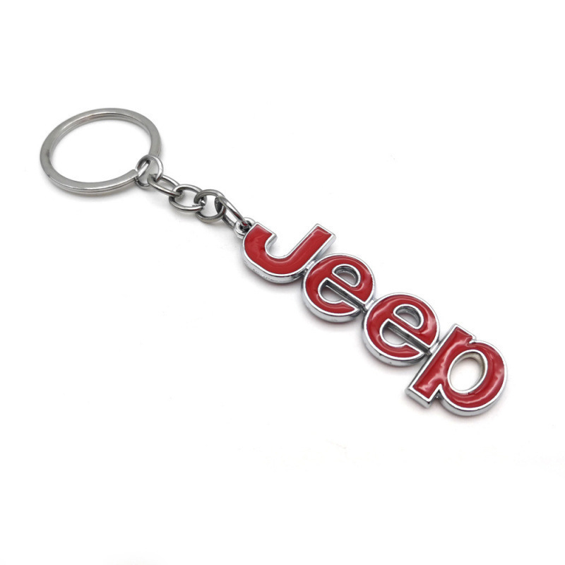 Porte-clés jeep rouge