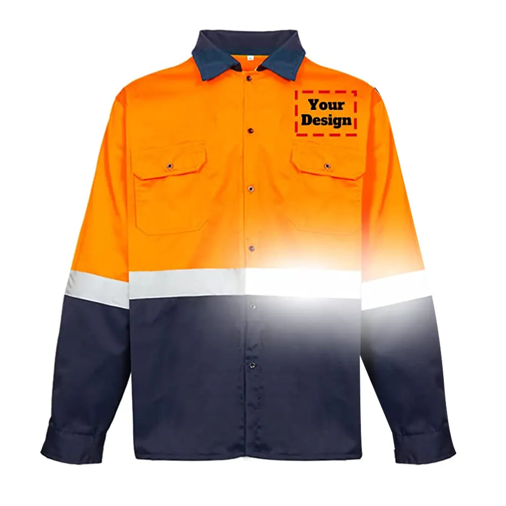 Giacca di sicurezza impermeabile da motociclista Unisex con riflessione luminosa da lavoro a maniche corte per il sito