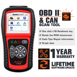 2024 AUTEL AL519 OBD2扫描仪诊断工具汽车代码读取器汽车防抱死制动系统，SRS汽车扫描工具 - Product Image 3