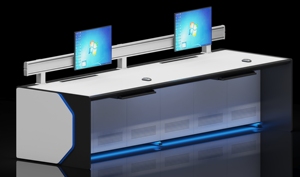 Office <strong>Building</strong> Console Control Room Console Tables Broadcast Studio Furniture Command Centre <strong>Computer</strong> <strong>Desk</strong> - Product Image 6