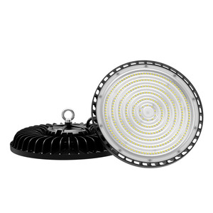 Süper parlak endüstriyel tavan lambası 100W 150W 200W IP65 UFO LED yüksek raf lambası tavan lambası kısılabilir