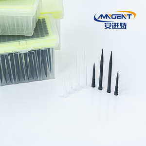 AMNGENT Robotic Consumables Black Conductive 20-1000ul Pipette Filter Tips for Tecan Freedom Liquid <strong>Handler</strong> - Product Image 1
