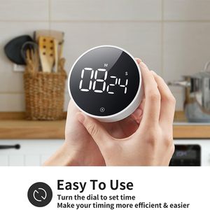 Timer conto alla rovescia magnetico con grande Display a LED con Timer digitale da cucina regolabile in Volume - Product Image 2