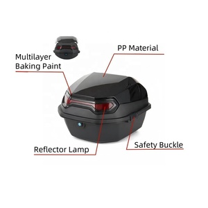 新製品オートバイ収納ボックスPPオフロードオートバイトランク落下防止トップボックスリアトランクオートバイ用 - Product Image 3