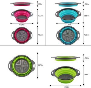 Kitchen Gizmo Snap <strong>Strain</strong> <strong>Pot</strong> Strainer and Pasta Strainer Adjustable Silicone Clip on Strainer for <strong>Pots</strong> - Product Image 2