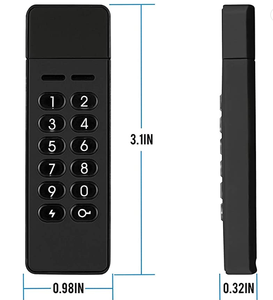 Verschlüsse ltes sicheres Flash-Laufwerk 256-Bit-16-GB-U-Disk USB2.0-Hardware-Passwort-Speichers tick für den persönlichen Schutz Aluminium-Shell - Product Image 3