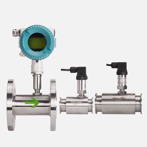 Fabrika fiyatı ile yüksek hassasiyetli 0.2% R 0.5% R 1% R dijital debimetre su sıvı gaz türbin akış ölçer - Product Image 1